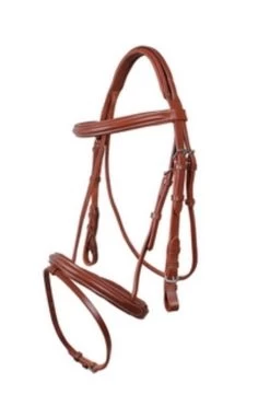 QHP Bridle Luxurious Stitched