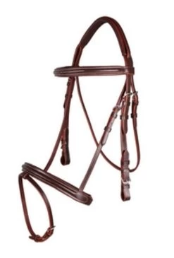 QHP Bridle Luxurious Stitched -Equestrian Supplies Online Shop 00000979W 1 302055002