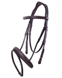QHP Bridle Luxurious Stitched -Equestrian Supplies Online Shop 00000979W 1 302059007