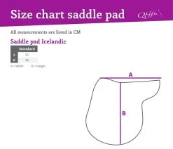 QHP Saddlepad Icelandic -Equestrian Supplies Online Shop 00002034W 2 218070229