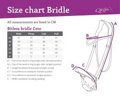 QHP Bitless Bridle Ceto -Equestrian Supplies Online Shop 00003588W 3 302050121