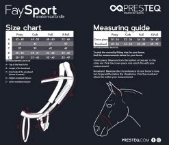 PresTeq Bridle FaySport -Equestrian Supplies Online Shop 00003749W 4 302090620