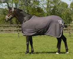 QHP Fleece Rug With Ornament -Equestrian Supplies Online Shop 00004337W 1 406080029