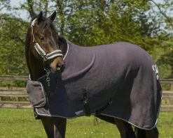 QHP Fleece Rug With Ornament -Equestrian Supplies Online Shop 00004337W 2 406080029