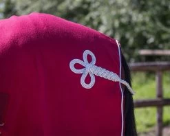QHP Fleece Rug With Ornament -Equestrian Supplies Online Shop 00004337W 3 406034013