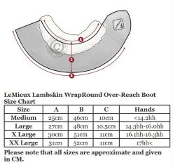 LeMieux WrapRound Lamsbkin Over-reach Boots -Equestrian Supplies Online Shop 00004719W 4 314010019