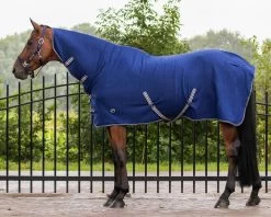 QHP Fleece Rug New Basic With Neck -Equestrian Supplies Online Shop 00005132W 1 406079130