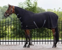 QHP Fleece Rug New Basic With Neck