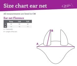 QHP Ear Net Florence -Equestrian Supplies Online Shop 00005859W 2 405140019