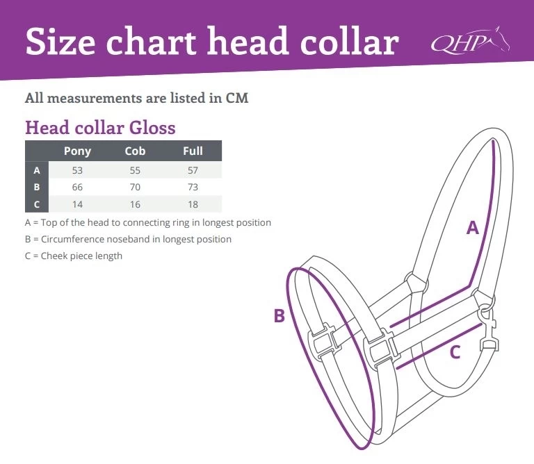 QHP Head Collar Gloss 3 QHP Head Collar Gloss - Image 3