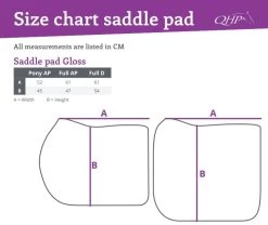 QHP Saddlepad Gloss -Equestrian Supplies Online Shop 00005986W 4 218079554