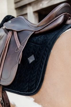 Kentucky Horsewear Kentucky Saddlepad Skin Friendly Velvet Dressage -Equestrian Supplies Online Shop 00006111W 3 218090441