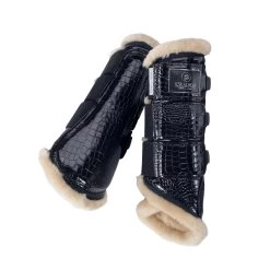 Eskadron Tendon Boots Croco FauxFur "Platinum" -Equestrian Supplies Online Shop 00006125W 1 312079096