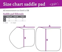 QHP Saddle Pad Eldorado -Equestrian Supplies Online Shop 00006657W 4 218031086
