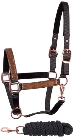 Harry's Horse Headcollar And Lead Metallic II