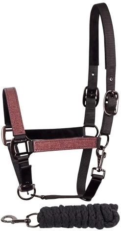 Harry's Horse Headcollar And Lead Metallic II -Equestrian Supplies Online Shop 00006751W 1 301050158