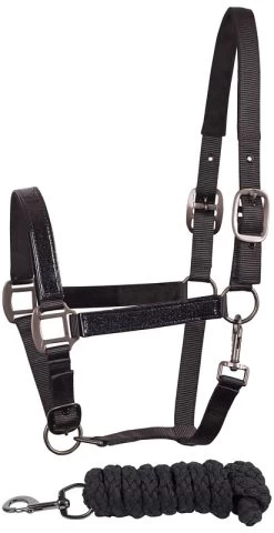 Harry's Horse Headcollar And Lead Metallic II -Equestrian Supplies Online Shop 00006751W 1 301090424