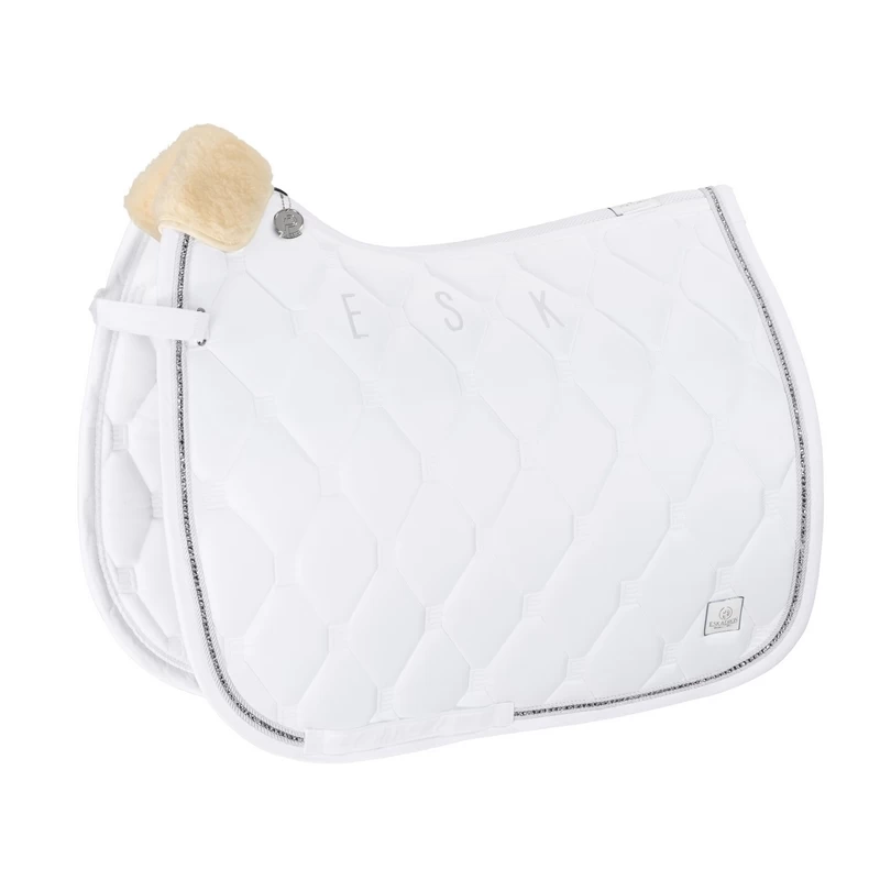 Eskadron Saddle Cloth Clossy Crystal "Platinum Pure" 1 Eskadron Saddle Cloth Clossy Crystal "Platinum Pure"