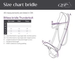 QHP Bitless Bridle Thunderbolt -Equestrian Supplies Online Shop 00006798W 4 302090696