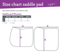 QHP Saddlepad Phoenix -Equestrian Supplies Online Shop 00006824W 4 218034123