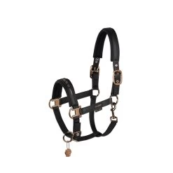 Eskadron Headcollar Double Pin Faux Leather "Platinum"