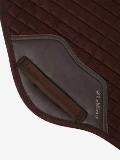 LeMieux Saddlepad Luxery Suede CC Square -Equestrian Supplies Online Shop 00007002W 2 218050209