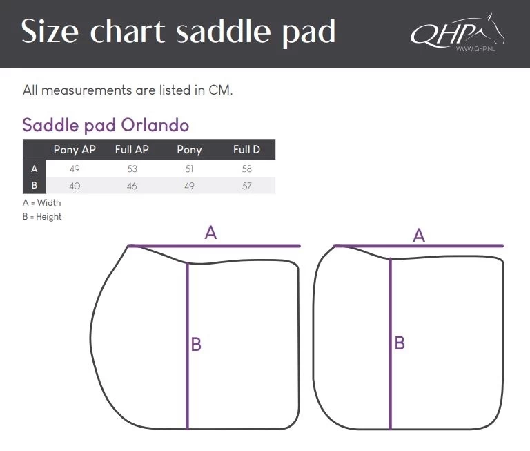 QHP Saddle Pad Orlando 4 QHP Saddle Pad Orlando - Image 4