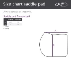 QHP Saddle Pad Thunderbolt -Equestrian Supplies Online Shop 218070481000W 4 218070481