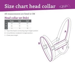 QHP Head Collar Set Dolci -Equestrian Supplies Online Shop 301034023000W 3 301034023