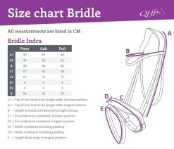 QHP Bridle Indra -Equestrian Supplies Online Shop 302090678000W 4 302090678