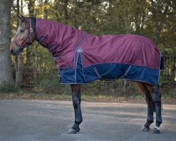 QHP Turnout Rug Collection 150gr With Detachable Neck