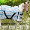 HB Rainrug 0grs With Fleece-lining Unicorn Triple