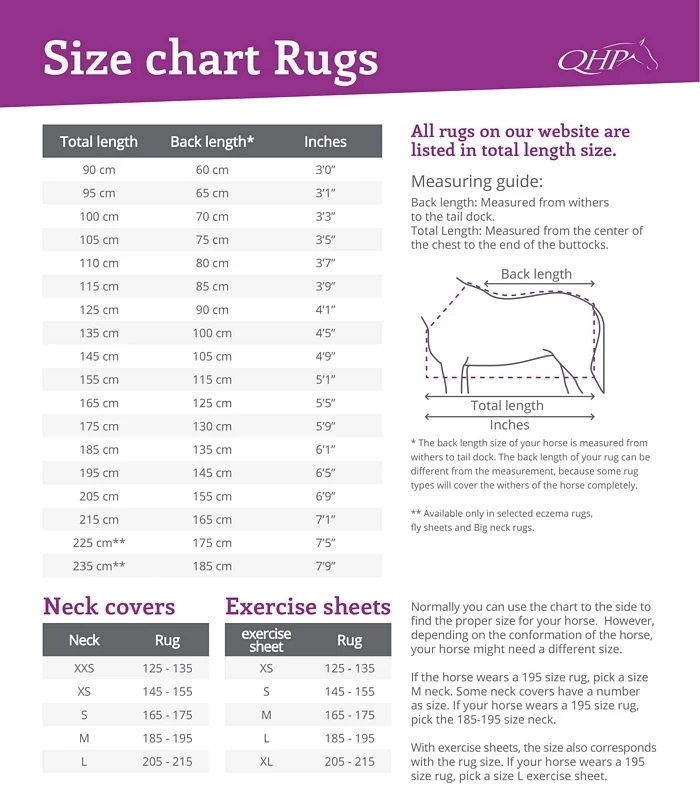 QHP Summer Rug Basic 2 QHP Summer Rug Basic - Image 2