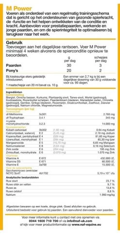 NAF M Power 900gr -Equestrian Supplies Online Shop 512001027000W 4 512001027