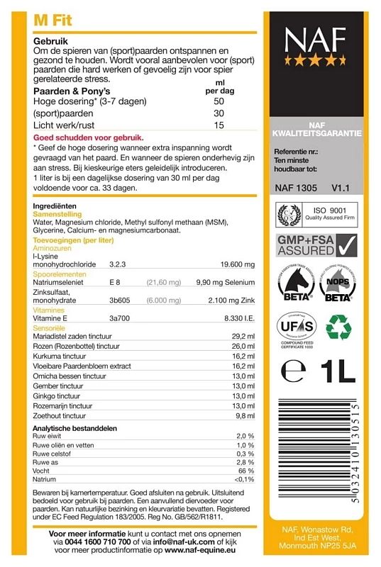 Naf M-Fit 1 Liter 3 Naf M-Fit 1 Liter - Image 3