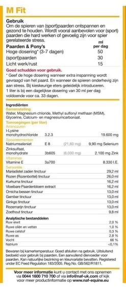 Naf M-Fit 4 Liter -Equestrian Supplies Online Shop 512001051000W 3 512001051