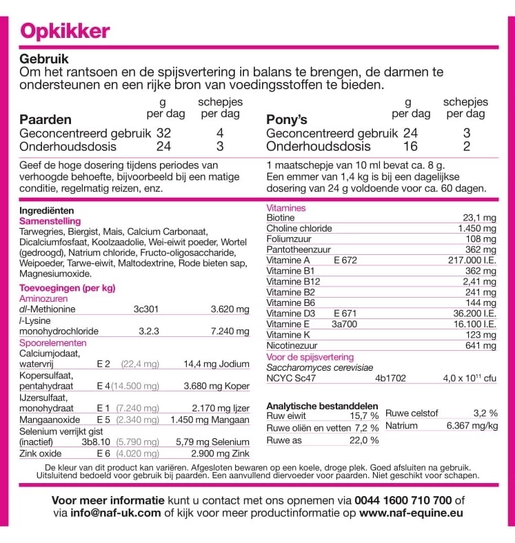 NAF In The Pink Powder - Opkikker 700gr 3 NAF In The Pink Powder - Opkikker 700gr - Image 3