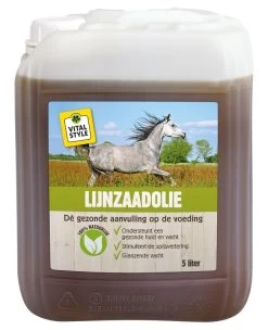 VITALstyle Lijnzaadolie 5L Paard